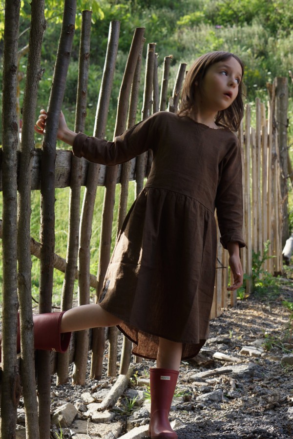 Nathalie Dress - Brown