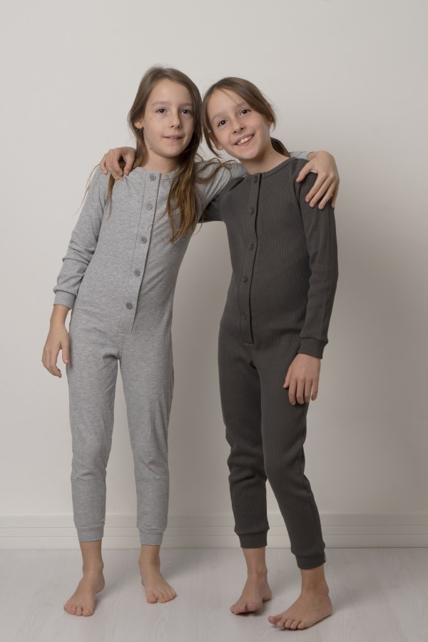 Oscar Onesie - Gray