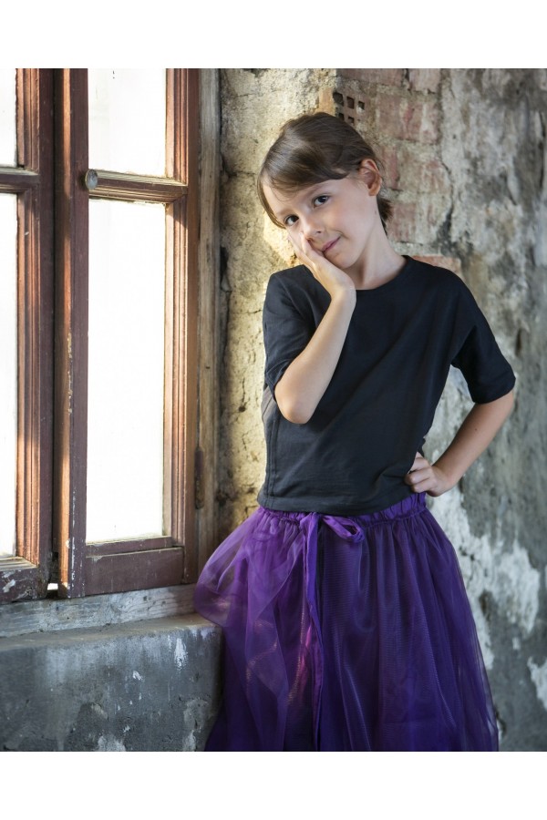 Ibiza Tulle Skirt - Plum