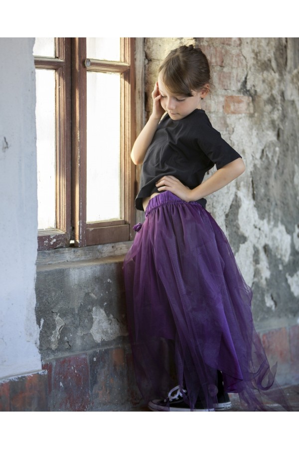 Ibiza Tulle Skirt - Plum