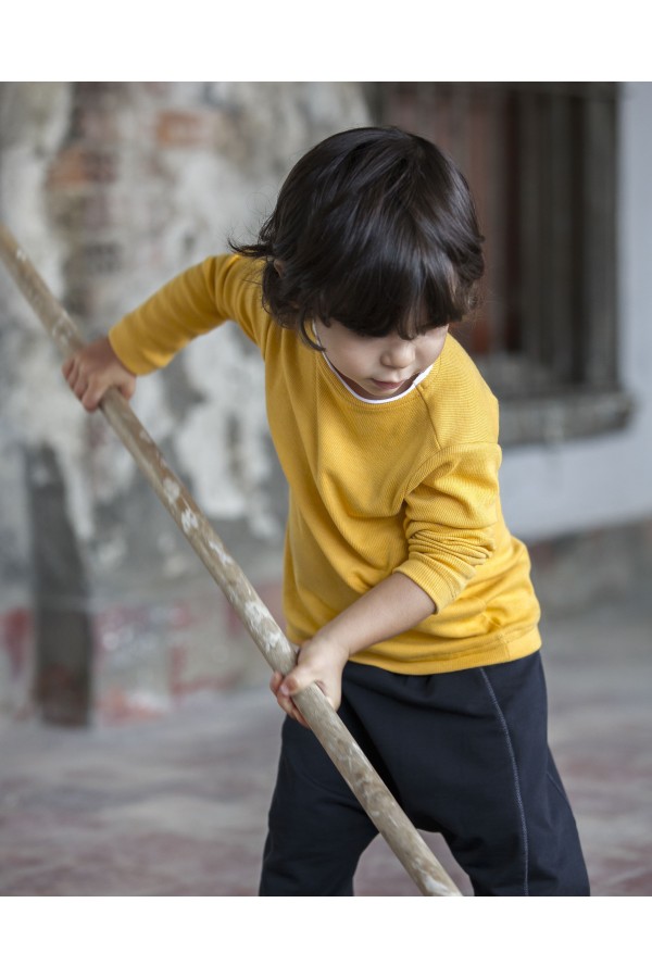 Oxford Yellow- Long Sleeve T-shirt