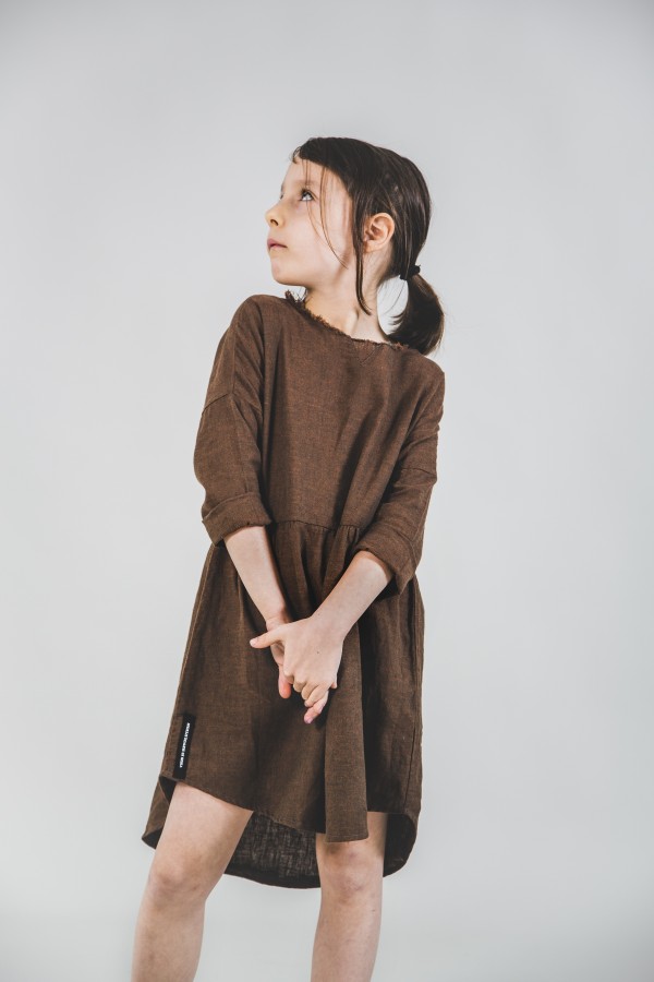 Nathalie Dress - Brown